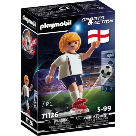 Playmobil Sports & Action Jugador de Fútbol Inglaterra