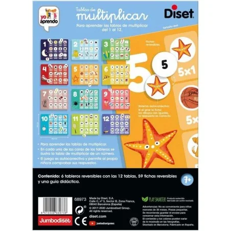 Diset Tablas de Multiplicar