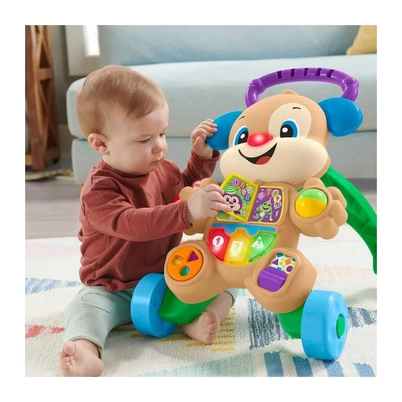 Juguetes Para Bebés, Fisher-Price Andador Perrito Primeros Pasos, Correpasillos  Bebé +6 Meses, Fisher-Price