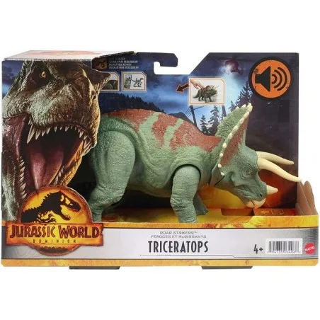 Jurassic World Triceratops Ruge y Golpea