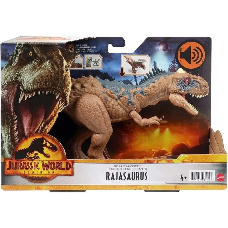 Jurassic World Rajasaurus Ruge y Golpea