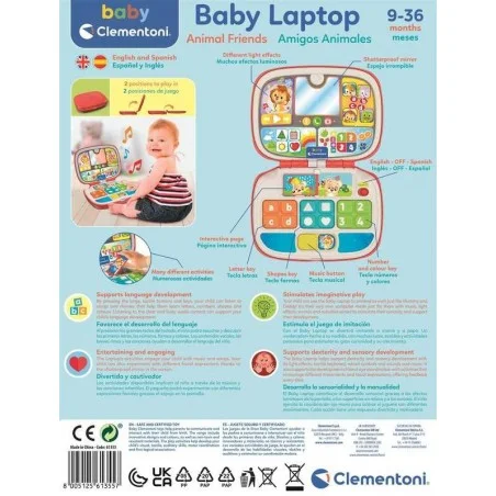 Baby Laptop Amigos Animales