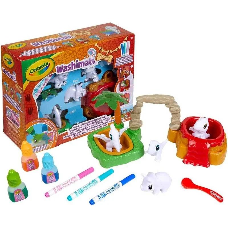 Washimals Dinos Set Jurásico 4 Dinocachorros