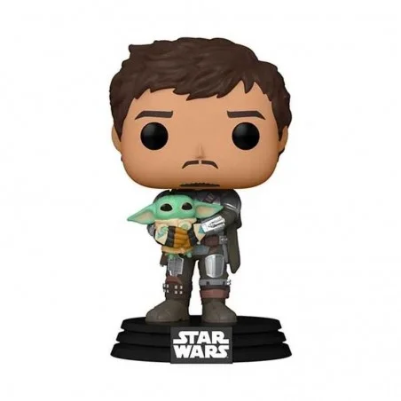 Funko Pop The Mandalorian Mando Con Baby Yoda