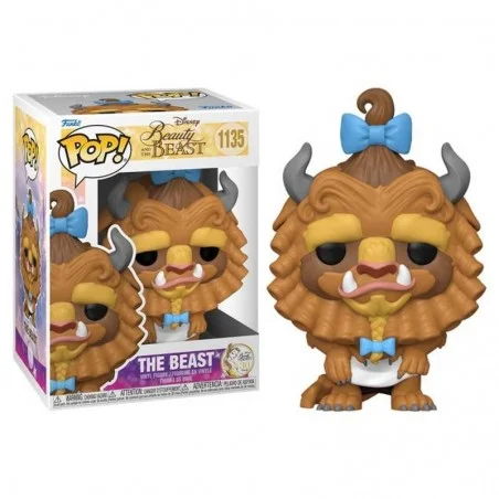 Funko Pop Bestia Con Pelo Rizado La Bella y La Bestia