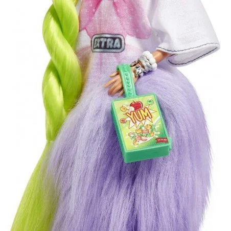 Barbie Extra Con Pelo Verde Neón