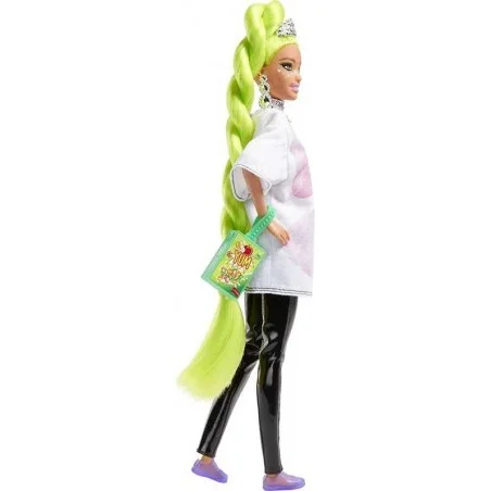 Barbie Extra Con Pelo Verde Neón