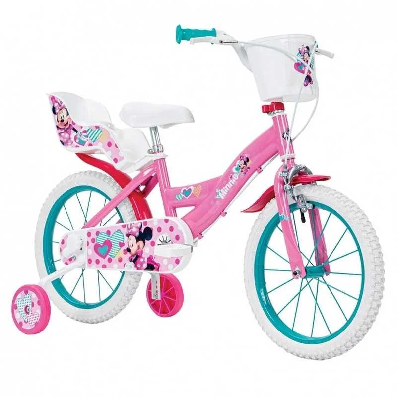 Bicicleta para niños de 16 pulgadas fabricada con material de