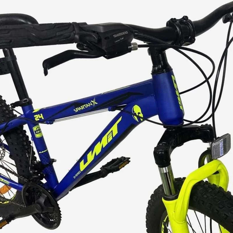 Bicicleta 24 Pulgadas Spartan X Azul y Amarillo