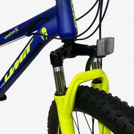 Bicicleta 24 Pulgadas Spartan X Azul y Amarillo