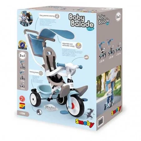 Triciclo Baby Balade Plus Azul