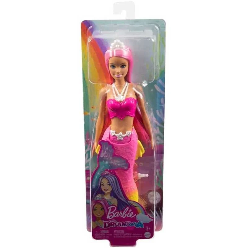 Barbie Dreamtopia Sirena Pelo Rosa