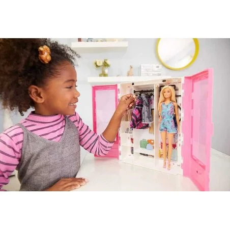 Barbie Super Armario Con Muñeca