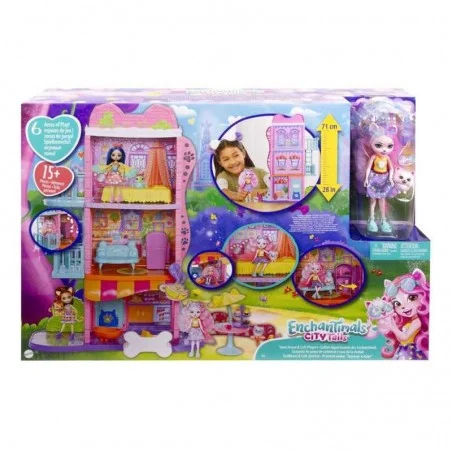 Enchantimals City Tails Apartamento de Palmer Pomeranian