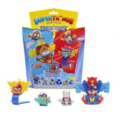Blister 6 SuperThings Serie 10 Rescue Force Pack 1