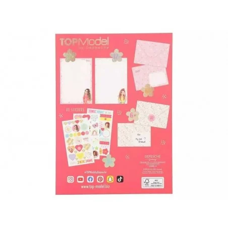 Top Model Set de Papel de Carta Flower Berry