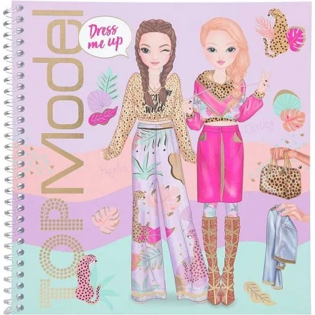 Top Model Cuaderno De Pegatinas Urban Jungle Dress