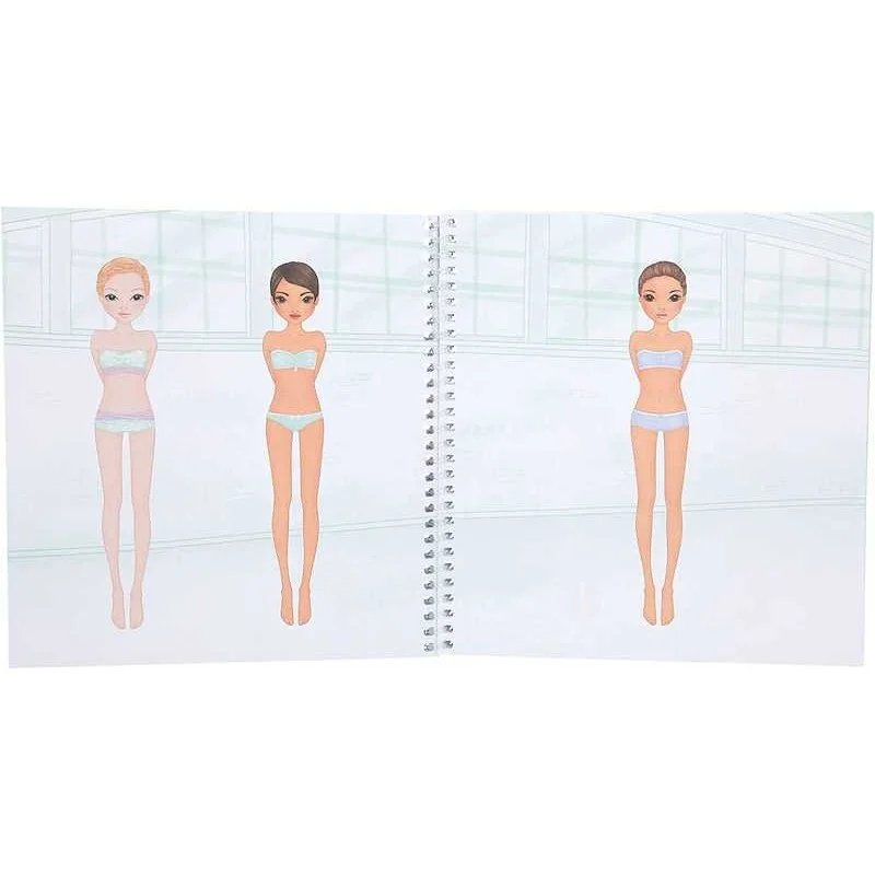 Top Model Cuaderno De Pegatinas Urban Jungle Dress