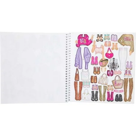 Top Model Cuaderno De Pegatinas Urban Jungle Dress