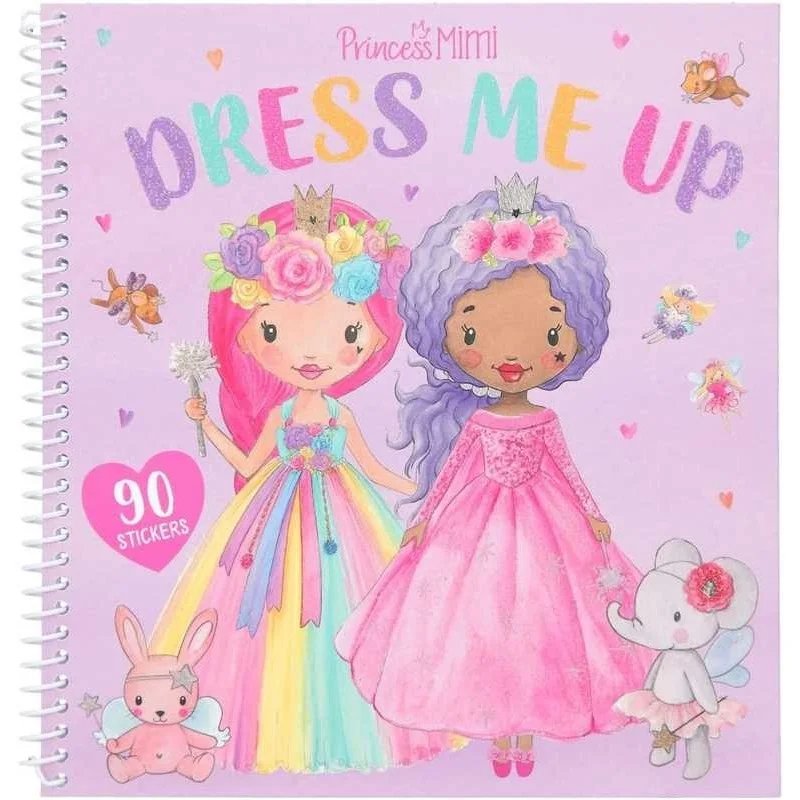 Princess Mimi Dress Me Up Cuaderno de Pegatinas