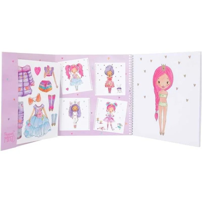 Princess Mimi Dress Me Up Cuaderno de Pegatinas