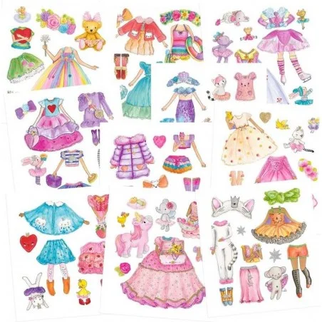 Princess Mimi Dress Me Up Cuaderno de Pegatinas