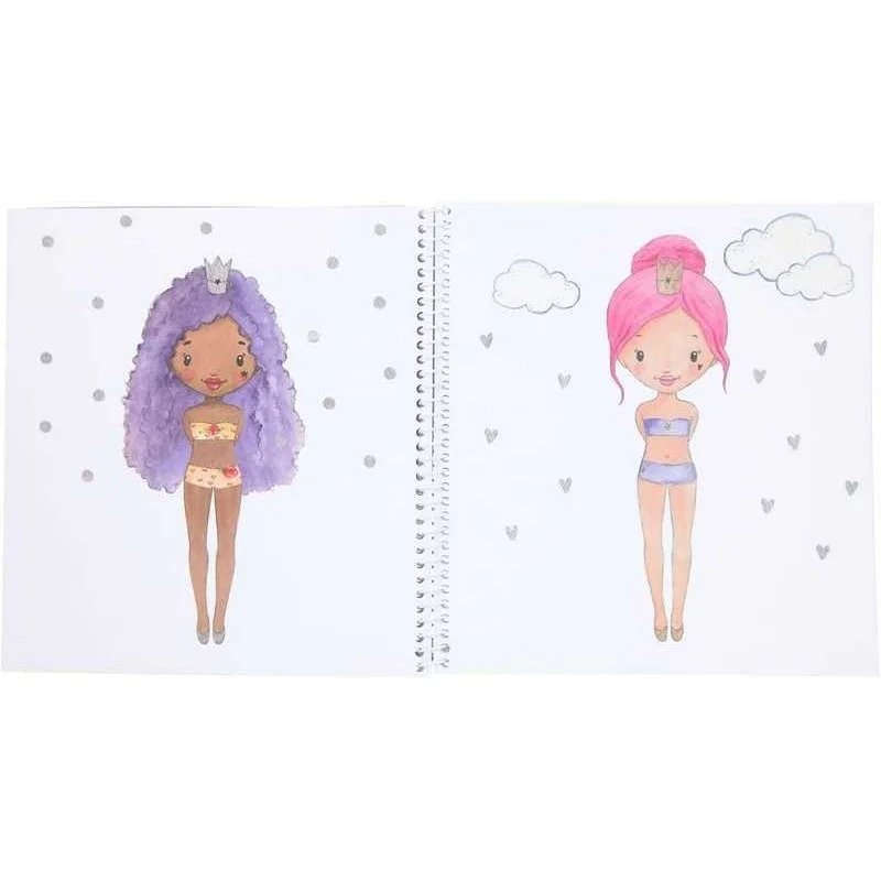 Princess Mimi Dress Me Up Cuaderno de Pegatinas