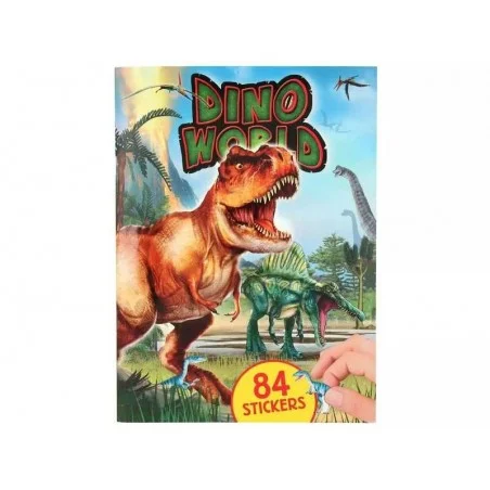 Dino World con Pegatinas en Relieve
