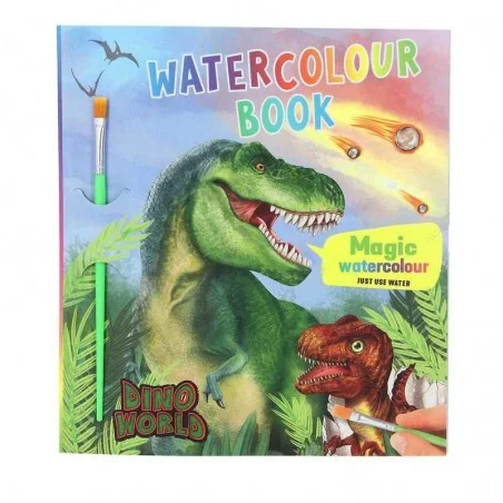 Dino World Libro de Acuarelas