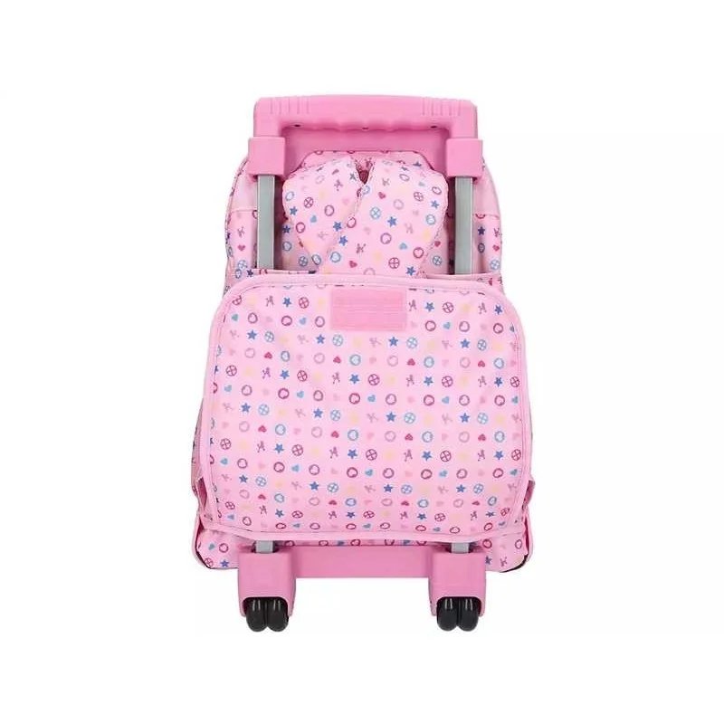 Top Model Mochila Con Carro Bling