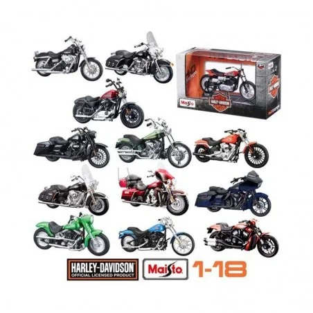 Maisto Harley Davidson 1:18 Surtido