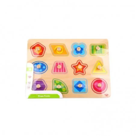 Puzzle De Madera Infantil Formas