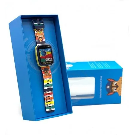 Reloj Digital Para Ninos Paw Patrol Con Caja Azul, Comoda Correa