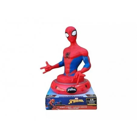 Spiderman Lámpara de Noche Figura 3D