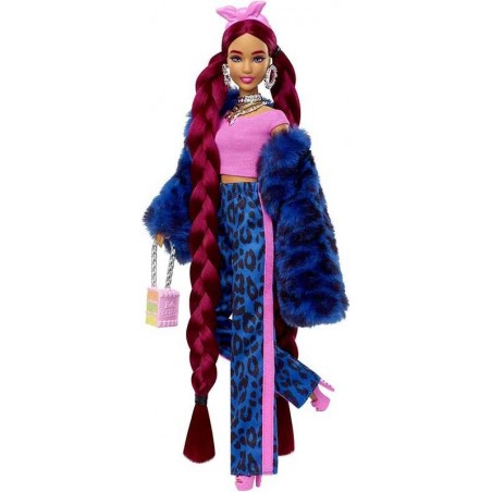 Barbie Extra Chándal Leopardo Azul