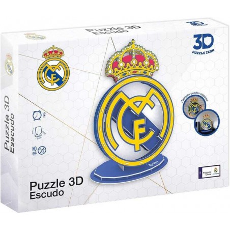 Puzzle Escudo 3D Real Madrid CF