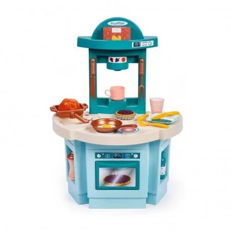 Ecoiffier Mi Primera Cocina Vert Azur Ecoiffier Mi Primera Cocina Vert Azur