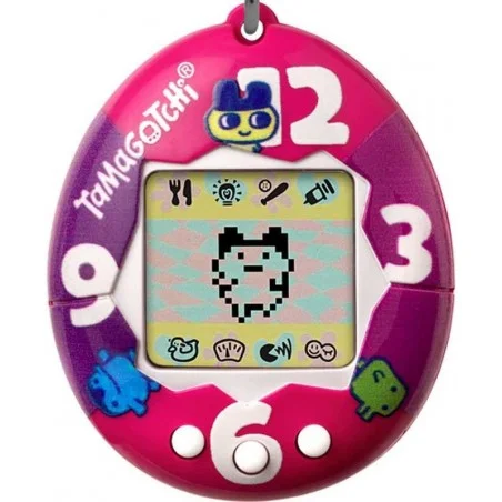 Tamagotchi Original Purple Pink Clock