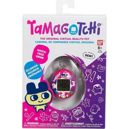 Tamagotchi Original Purple Pink Clock