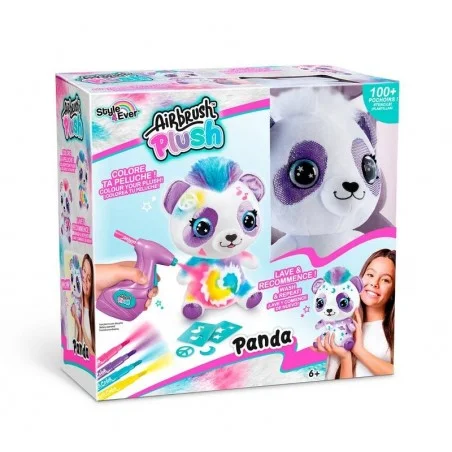 Colorea Tu Panda Airbrush Plush