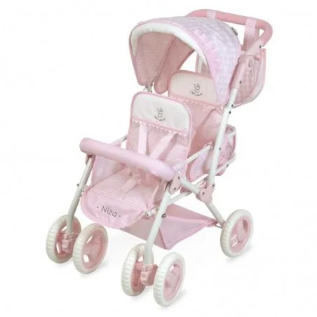 Carro de Mu ecas Niza Silla Gemelar Plegable Decuevas