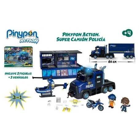 Pinypon Action Súper Camión Policía