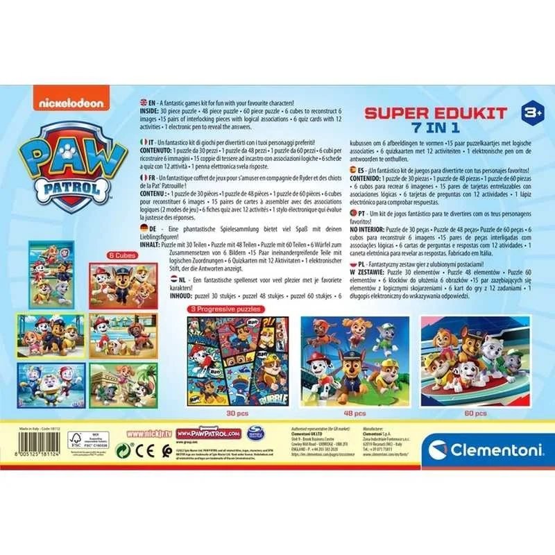 Súper Edukit 7 en 1 Patrulla Canina