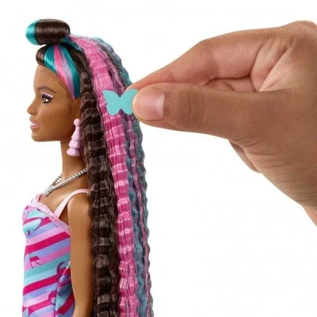 Barbie Totally Hair Pelo Extralargo Mariposa.