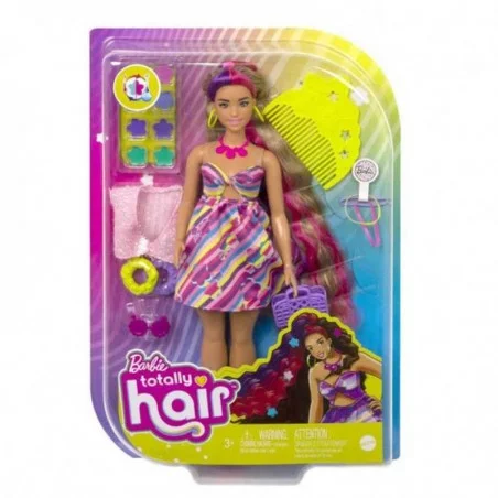 Barbie Totally Hair Pelo Extralargo Flor.