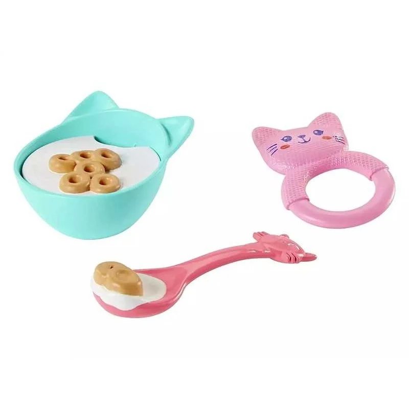 My Garden Baby Gatito Come y Se Acurruca Rosa