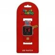 Reloj LED Super Mario Bros Esfera Cuadrada