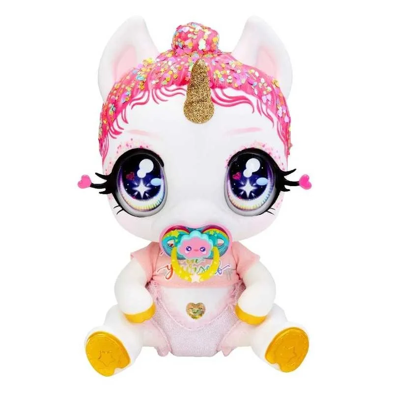 Muñeca unicornio bebe come slime hotsell