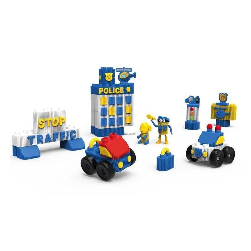 Play Doh Blocks Policía Rescate