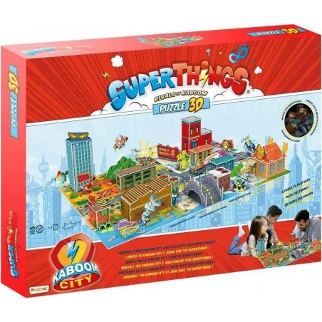 Puzzle 3D Kaboom City Superthings
